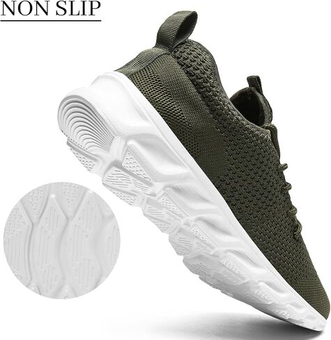 Mens Running Shoes Walking Tennis Sneakers Gym Workout Lightweight Breathable Athletic Shoes Non Slip Jogging Casual Fashion Sport Shoe in Saudi Arabia