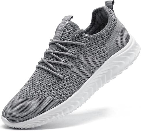 Mens Running Shoes Walking Tennis Sneakers Gym Workout Lightweight Breathable Athletic Shoes Non Slip Jogging Casual Fashion Sport Shoe in Saudi Arabia