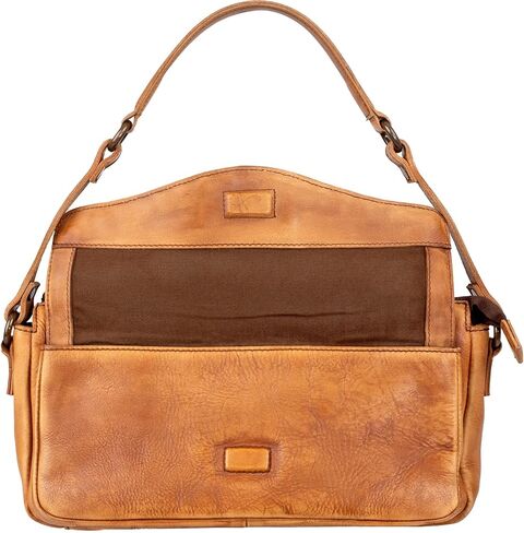 STS RANCHWEAR Women's Bandera Shoulder Bag | Durable Classic Leather Western Shoulder Handbag w/ Leather Tassel & Front Logo in Saudi Arabia