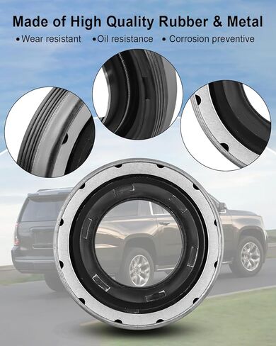 22761722 Front Axle Shaft Seal Fit for Silverado 1999-2007 Avalanche 2002-2006 Tahoe 2001-2006 Cadillac Escalade 2002-2006 GMC Yukon 1500 2000-2006 Replace 12471591 12471682 in Kuwait