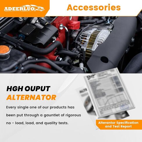 مولد كهربائي عالي الإخراج لسيارة Hyundai Sonata 2014 Santa Fe 2013-2016 لسيارة Kia Optima 2014-2015 Sorento 2012-2014 150Amp 12V CW 6-Groove Pulley 37300-2G800 37300-2G850 in Kuwait