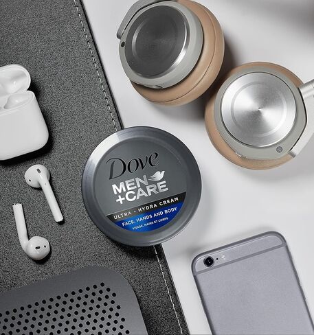 Dove Men+Care Ultra Hydra Cream, Face, Hands and Body care, All Skin Types, 6 Pack of 2.53 Oz Each in Kuwait