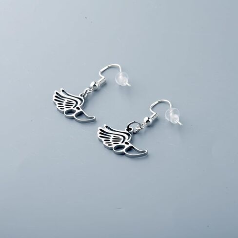 OKEYCH Track and Field Lover Gift Winged Track Shoes Earrings Running Runner Jewelry Cross Country Gift in Saudi Arabia