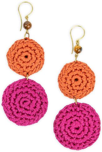 The Sak Jasper Double Disc Earrings in Saudi Arabia