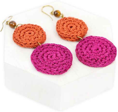 The Sak Jasper Double Disc Earrings in Saudi Arabia
