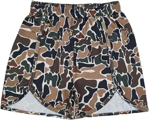شورت نسائي مموه للعرق لطيف Y2K مرن عالي الخصر للاستراحة شورت مموه للتمرين ملابس صيفية مريحة غير رسمية in Kuwait