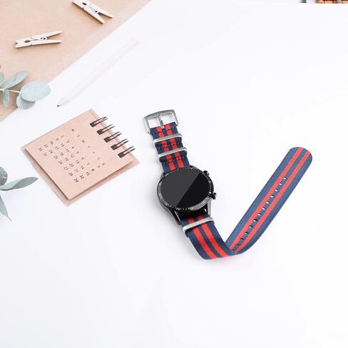 Watch Band for Lug Width 20mm/22mm Premium Ballistic Nylon, Comfortable and Breathable, Stainless Steel Buckle, Classic Nylon Strap for Men and Women in Saudi Arabia