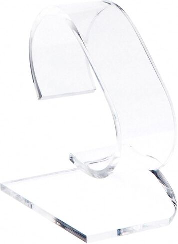 Plymor Clear Acrylic Watch Display Stand, 1.75" W x 3" D x 3.75" H (6 Pack) in Saudi Arabia