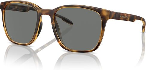 نظارة شمسية أصلية للجنسين بإطار سلحفاة غير لامع، عدسات مستقطبة رمادية، 54 ملم in Kuwait