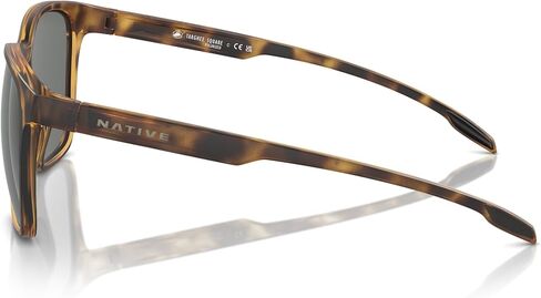 نظارة شمسية أصلية للجنسين بإطار سلحفاة غير لامع، عدسات مستقطبة رمادية، 54 ملم in Kuwait