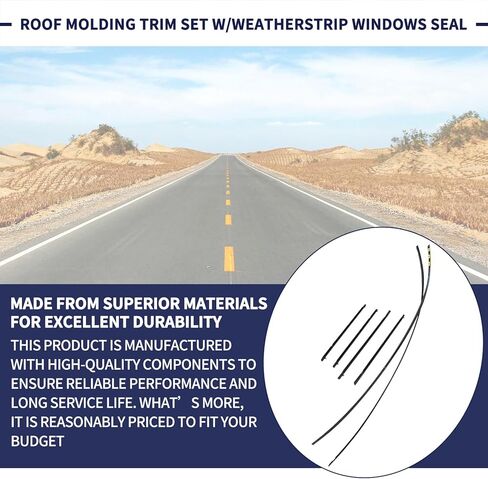 73158-SNA-013, 73168-SNA-013, 1 Pair Drip Side Molding Fit for Honda Civic 2006 2007 2008 2009 2010 2011 Left & Right Roof Molding Side Set w/Weatherstrip Window Molding Trim Seal Belt in Saudi Arabia