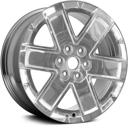 20x7.5 Aluminum Wheel Rim 6 I-Spoke Chrome - Replica Compatible With GMC Acadia 2010-2016 - Exact Fit - Direct Replacement in Saudi Arabia