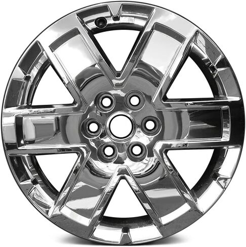 20x7.5 Aluminum Wheel Rim 6 I-Spoke Chrome - Replica Compatible With GMC Acadia 2010-2016 - Exact Fit - Direct Replacement in Saudi Arabia