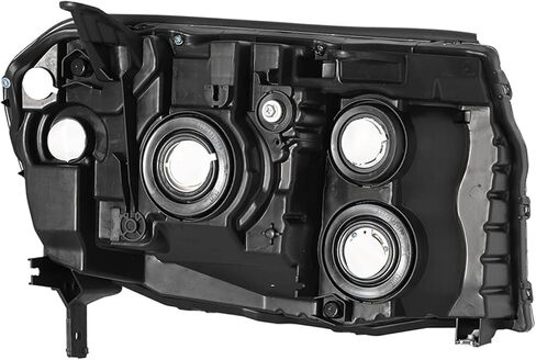 Fits for 2009-2011 Honda Pilot Headlight Assembly,Halogen Headlamp Replacement Driver Passenger Side Black Housing Amber Reflector #HO2518125 33150-SZA-A01 HO2519125 33100-SZA-A01 in Kuwait