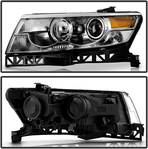 KEEKPO - For 2007-2009 Lincoln MKZ Halogen Type Projector Headlights Headlamps Pair Set Assembly Replacement Left+Right in Kuwait