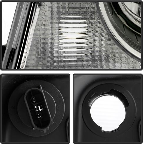 KEEKPO - For 2007-2009 Lincoln MKZ Halogen Type Projector Headlights Headlamps Pair Set Assembly Replacement Left+Right in Kuwait