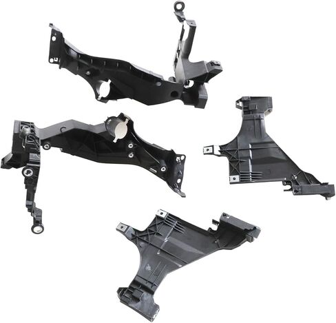 GXARTS 4 Pcs Front Right & Left Headlight Mounting Support Plate Bracket Set Compatible with Audi A4 S4 2013 2014 2015 Headlight Guide Support Bracket Replace 8T0941453B in Saudi Arabia