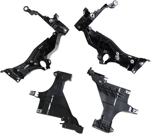 GXARTS 4 Pcs Front Right & Left Headlight Mounting Support Plate Bracket Set Compatible with Audi A4 S4 2013 2014 2015 Headlight Guide Support Bracket Replace 8T0941453B in Saudi Arabia