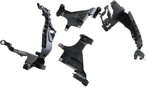 GXARTS 4 Pcs Front Right & Left Headlight Mounting Support Plate Bracket Set Compatible with Audi A4 S4 2013 2014 2015 Headlight Guide Support Bracket Replace 8T0941453B in Saudi Arabia