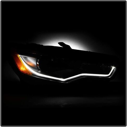 ACANII - For [HID/Xenon w/o AFS Model] 2012-2015 Audi A6 S6 LED DRL Projector Headlight Headlamp Assembly Passenger Side in Kuwait