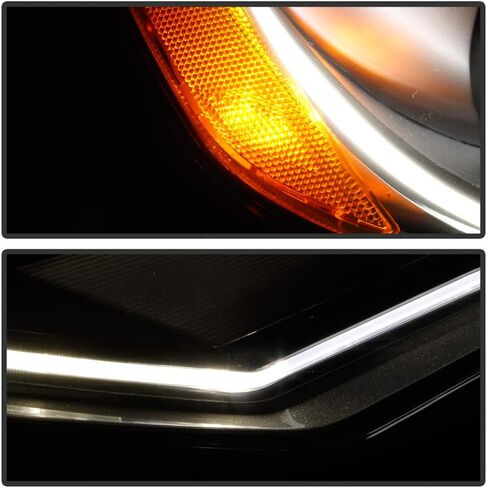 ACANII - For [HID/Xenon w/o AFS Model] 2012-2015 Audi A6 S6 LED DRL Projector Headlight Headlamp Assembly Passenger Side in Kuwait