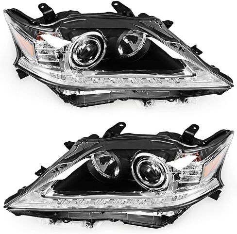 مصباح أمامي زينون جانبي للركاب والسائق مع DRL متوافق مع 2013-2015 RX350 RX450h 81170-0E160 81130-0E160 (يسار ويمين) in Saudi Arabia