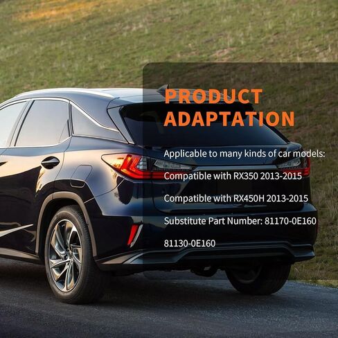 مصباح أمامي زينون جانبي للركاب والسائق مع DRL متوافق مع 2013-2015 RX350 RX450h 81170-0E160 81130-0E160 (يسار ويمين) in Saudi Arabia