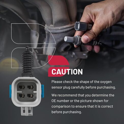 مستشعر الأكسجين BDFHYK المنبع O2، متوافق مع شيفروليه أسترو أفالانش 1500 بليزر إمبالا سيلفرادو 1500 تاهو، متوافق مع جي إم سي سييرا 1500 إنفوي XL، 15896، بديل قطعة واحدة in Kuwait