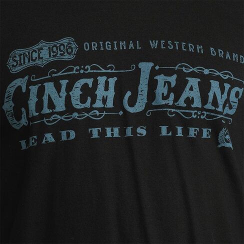 Cinch Men's Black Lead This Life Tee Shirt in Saudi Arabia