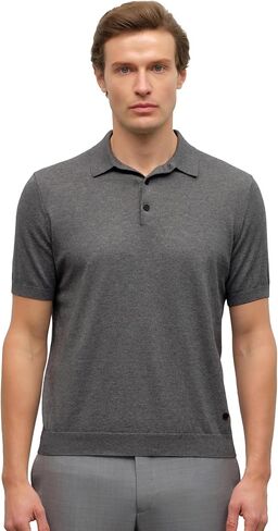 KVSS Men's Polo-Neck T-Shirts Short Sleeve Pima Cotton & Cashmere Polo Shirt for Men | Luxury from Inner Mongolia in Saudi Arabia