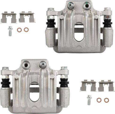 OCPTY Brake Caliper Set of 2 Rear Left & Right fit for 2007-2009 for Hyundai for Santa Fe in Saudi Arabia