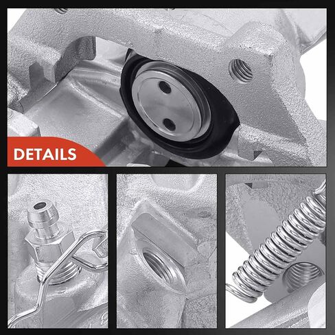 A-Premium Disc Brake Caliper Assembly with Bracket Compatible with Saab 9-3 2003 2004 2005 - Rear Right Passenger in Saudi Arabia