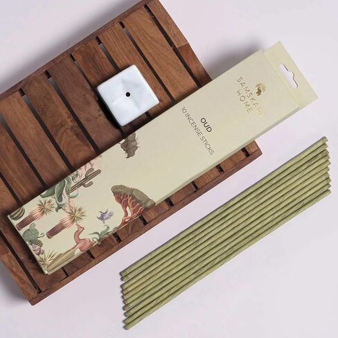 Samskara Oud Incense Sticks Agarbatti | Pack of 10 | Eco Friendly Incense in Saudi Arabia