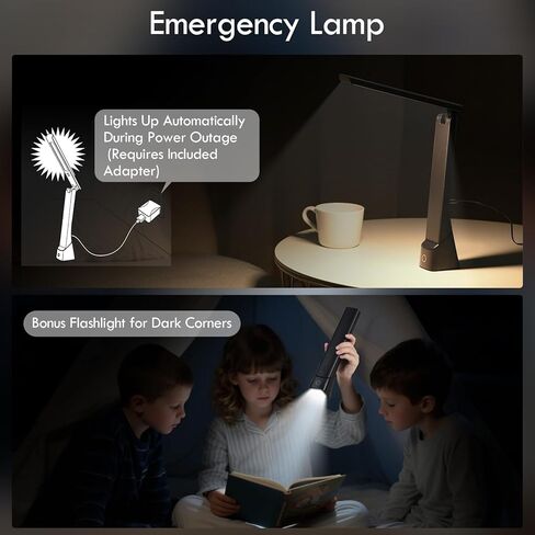 WILIT LED Desk Lamp, 800LM Bright Dimmable Table Lamp with 3 Color Modes, Bedside Lamp with Storage Base, Study Lamp with Adjustable Gooseneck, Reading Lamps for Home Office Dorm in Kuwait