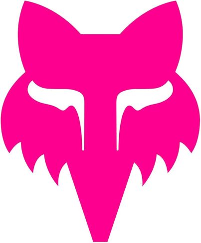ملصق Fox Racing Fox Head مقاس 7 بوصات، وردي، مقاس واحد in Saudi Arabia