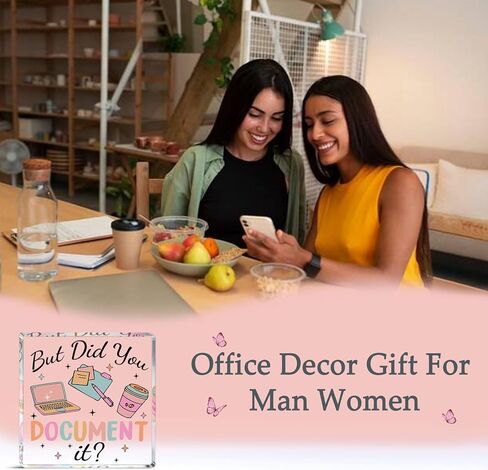 Office Decor Gift For Man Women Acrylic Square Sign Funny Decorative Plaque Office Desk Accessories But Did You Document It Desk Decorations For Home Shelf Boss's day gifts gift for christmas 2025 in Kuwait