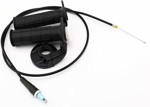 Twist Throttle Accelerator Handle Grips (22mm),Throttle Clamp、flameout Switch and Cable for ATV Mini Bike Pit Bike Dirt Bike 50cc 90cc 110cc 125cc ,Powersports Grips in Kuwait