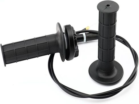 Twist Throttle Accelerator Handle Grips (22mm),Throttle Clamp、flameout Switch and Cable for ATV Mini Bike Pit Bike Dirt Bike 50cc 90cc 110cc 125cc ,Powersports Grips in Kuwait