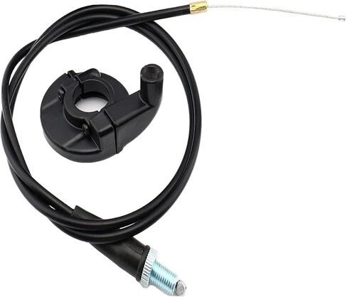 Twist Throttle Accelerator Handle Grips (22mm),Throttle Clamp、flameout Switch and Cable for ATV Mini Bike Pit Bike Dirt Bike 50cc 90cc 110cc 125cc ,Powersports Grips in Kuwait