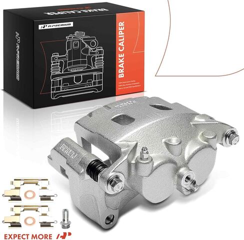 A-Premium Disc Brake Caliper Assembly with Bracket Compatible with Nissan & Infiniti Vehicles - Pathfinder, QX60, 2022 2023 - Front Left Driver Side in Saudi Arabia