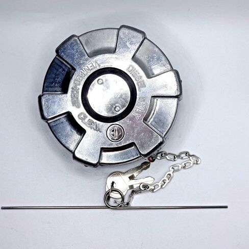 MP MASS PARTS غطاء الوقود للشاحنات الثقيلة والجرار من الألومنيوم 4 بوصة NPSM قفل بفتحات تهوية وسلسلة أنثى 8 خيوط لكل بوصة in Kuwait