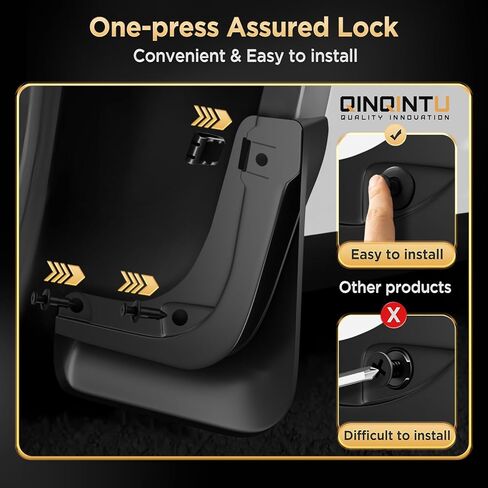 Mud Flaps for Tesla New Model Y Juniper Accessories 2025 2026 [Protect Paint,No Drilling Required] All-Weather Mud Guard Body Kits for New Launch Model Y Juniper 2025 2026 Black in Kuwait