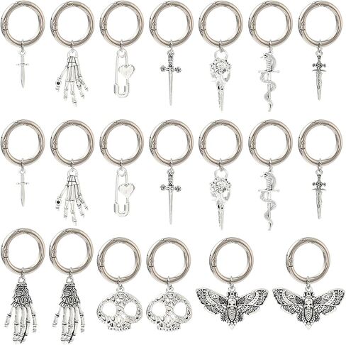 10~20Pcs Shoe Charms for Sneakers Boot Charms with Alloy Spring Gate Rings for DIY Decorating Socks Clothes Hats Shoes Bags in Kuwait