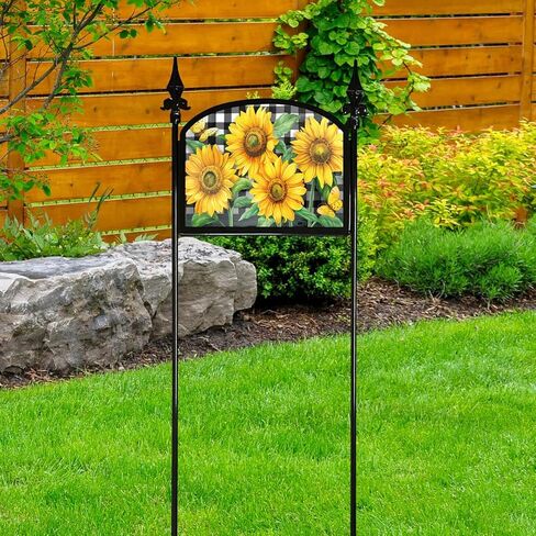Briarwood Lane Wrought Iron Art Sign Display Stake in Kuwait