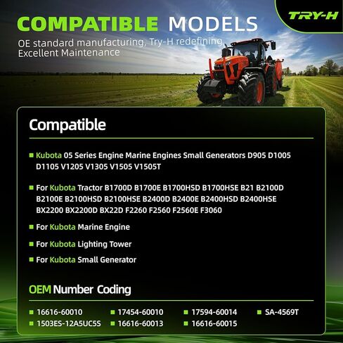 17454-60010 Fuel Shut Off Solenoid 16616-60010, 17594-60014, SA-4569T, 1503ES-12A5UC5S, 16616-60013, 16616-60015 Woodward for Kubota D905 D1005 D1105 V1205 V1305 V1505T Engines 12VDC in Kuwait