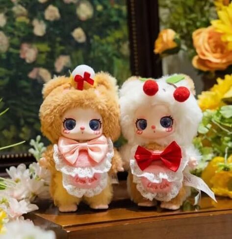 سلسلة مفاتيح على شكل صندوق أعمى من القطيفة من Liila's Chef Kitten | لطيف سلسلة المفاتيح النادرة وحقيبة سحر | 6 تصميمات عادية + 1 إصدار سري | قطعة واحدة عشوائية (عنصر واحد) in Saudi Arabia