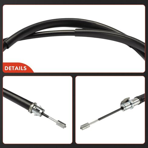 A-Premium Rear Passenger Side Parking Brake Cable Assembly Compatible with Ford Mustang 1994 1995 1996 1997 1998 in Saudi Arabia