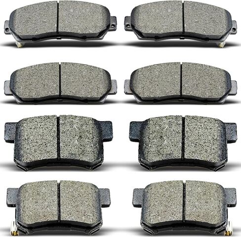 Front Rear Ceramic Brake Pads 8 Pieces Set fit for 2007-2011 Honda CR-V All Models,for 2012-2016 Honda CR-V AWD in Kuwait