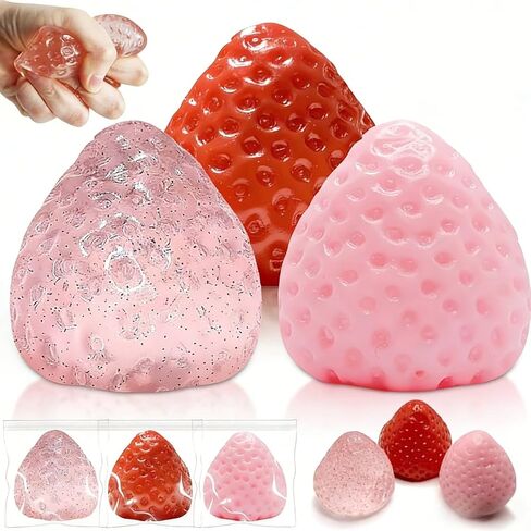 4 Packs Dream Squishy Drop Stress Balls for Adults Fidget Toys Adults, Fidgets Silicone Sensory Toys for Kids with Autism, ADHD, Sensory Stress Relief Toys Easter Basket Stuffers in Saudi Arabia
