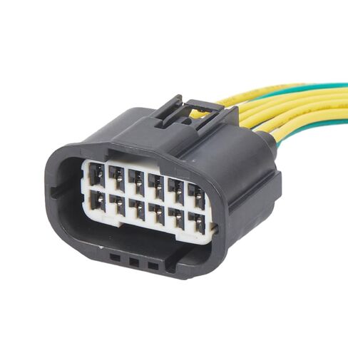 12-Wire Headlight Connector Pigtail Harness Plug Compatible with Chrysler 300 2011-2019 Xenon HID LED in Kuwait